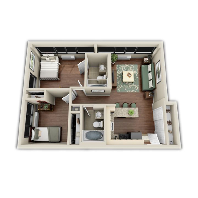 2 Bedroom